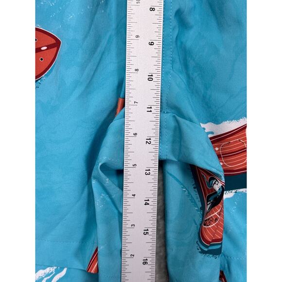 RSVLTS Shorts Medium Mens Lake Como Boats Hybrid Swim - Picture 4 of 7